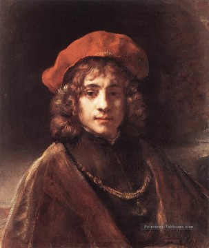 Les artistes Son Titus Rembrandt Peinture à l'huile